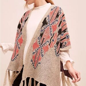 Anthropologie RAGA Multicolor Knit Garment